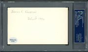 Ed Goodson Autographed 3x5 Index Card Los Angeles Dodgers, San Francisco Giants "God Loves You!" PSA/DNA #83862528