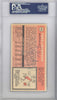 Fred Crawford Autographed 1970 Topps Card #162 Buffalo Braves Signed Twice PSA/DNA #83921931
