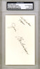 Jim Brideweser Autographed 3x5 Index Card New York Yankees "To Tom Best Wishes" PSA/DNA #83960468