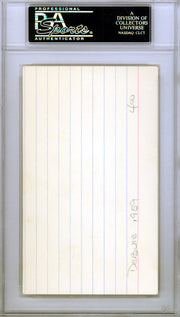Don Gile Autographed 3x5 Index Card Boston Red Sox PSA/DNA #83960487