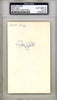 Don Gile Autographed 3x5 Index Card Boston Red Sox PSA/DNA #83960487