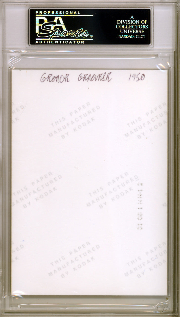 George Genevese Autographed 3.5x5 Photo Washington Senators PSA/DNA #83964095