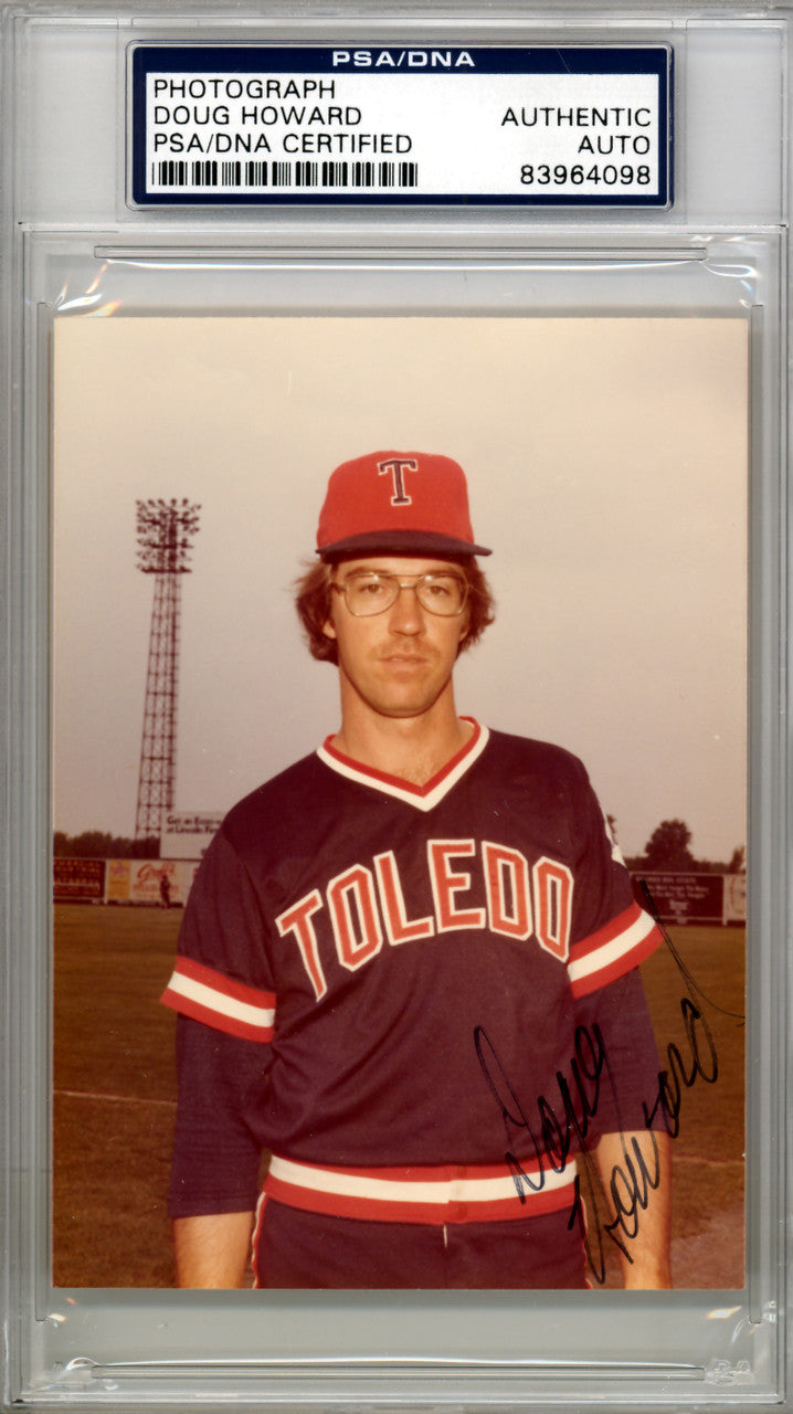 Doug Howard Autographed 3.5x5 Photo California Angels PSA/DNA #83964098