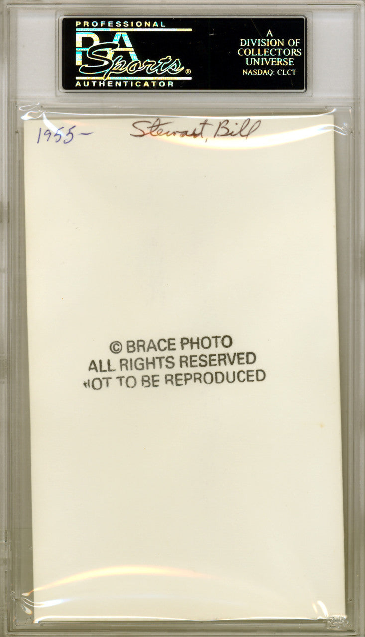 Bill Stewart Autographed 3.5x5.5 Photo Kansas City A's PSA/DNA #83964178