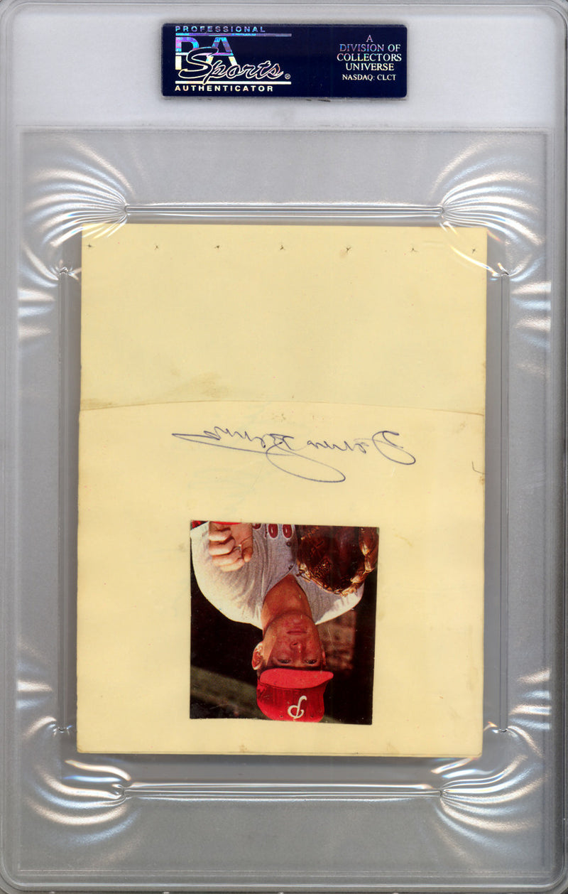 Charley Smith & Dennis Bennett Autographed 4.5x6 Album Page PSA/DNA #83964287