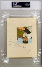 Dick "Turk" Farrell Autographed 4.5x6 Album Page Houston Colt. 45's PSA/DNA #83964301