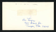 Al Lopez Autographed 3.5x6.5 Postal Cover Chicago White Sox Signed Twice SKU #156648