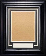 Black Vertical 8x10 Photo Framing Kit  With Nameplate Stock #214106