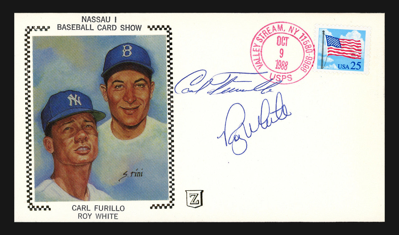 Carl Furillo & Roy White Autographed First Day Cover SKU #196894