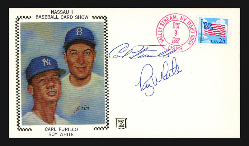Carl Furillo & Roy White Autographed First Day Cover SKU #196894