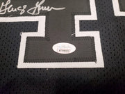 San Antonio Spurs George Gervin Autographed Black Jersey JSA Stock #197002