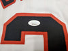 Portland Trail Blazers Clyde Drexler Autographed White Jersey JSA Stock #197005