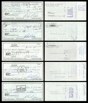 Max McGee Autographed 2.75x6 Check Green Bay Packers Lot of 50 SKU #174046