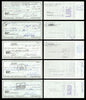 Max McGee Autographed 2.75x6 Check Green Bay Packers Lot of 50 SKU #174046
