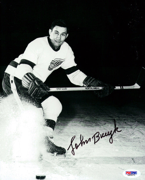 John Bucyk Autographed 8x10 Photo Boston Bruins PSA/DNA #L65571