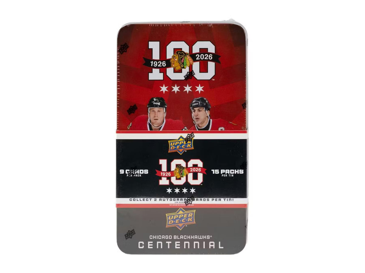 2025-26 Upper Deck Chicago Blackhawks Centennial Hockey Hobby Box