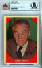 Ford Frick Autographed 1960 Fleer Card #74 Commissioner Beckett BAS #9770920