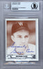 George Case Autographed 1983 1942 Play Ball Reprint Card #20 Washington Senators Beckett BAS #9888004