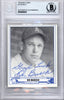 Ed Busch Autographed 1983 1944 Play Ball Reprint Card #16 Philadelphia A's Beckett BAS #9888041
