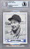 Mickey Haefner Autographed 1983 1944 Play Ball Reprint Card #22 Washington Senators Beckett BAS #9888047