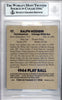 Ralph Hodgin Autographed 1983 1944 Play Ball Reprint Card #17 Chicago White Sox Beckett BAS #9888053