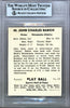 John Babich Autographed 1941 Play Ball Reprint Card #40 Philadelphia A's Beckett BAS #9888138