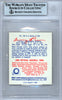 Buddy Rosar Autographed 1949 Bowman Reprint Card #138 Philadelphia A's Beckett BAS #9888155