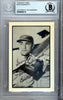 Bob Ramazotti Autographed 1953 Bowman Reprint Card #41 Chicago Cubs "To George" Beckett BAS #9888214