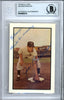 Jim Brideweser Autographed 1953 Bowman Reprint Card #136 New York Yankees "To George" Beckett BAS #9888216