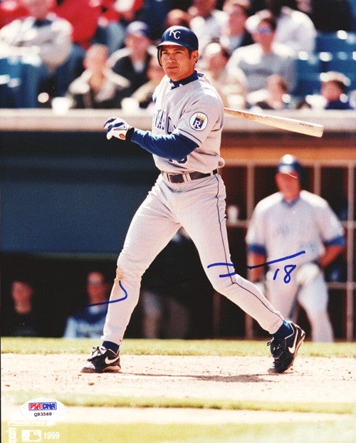 Johnny Damon Autographed 8x10 Photo Kansas City Royals PSA/DNA #Q93568