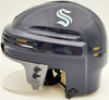 Morgan Geekie Autographed Seattle Kraken Blue Mini Helmet Fanatics Holo Stock #197085