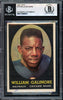 Willie Galimore Autographed 1958 Topps Rookie Card #114 Chicago Bears Beckett BAS #17068952