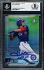 Juan Soto Autographed 2021 Bowman Platinum Card #73 New York Mets Beckett BAS #17069733