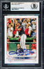 Juan Soto Autographed 2022 Topps Opening Day Card #150 New York Mets Beckett BAS #17069747