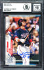 Juan Soto Autographed 2020 Topps UK Edition Card #150 New York Mets Auto Grade Gem Mint 10 Beckett BAS #17039327