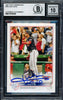 Juan Soto Autographed 2022 Topps Opening Day Card #150 New York Mets Auto Grade Gem Mint 10 Beckett BAS #17039164