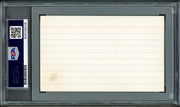 Jim Brown Autographed 3x5 Index Card Cleveland Browns PSA/DNA #84509508