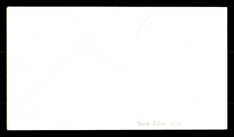 Johnny Egan Autographed 1961 First Day Cover Lakers Knicks SKU #234868