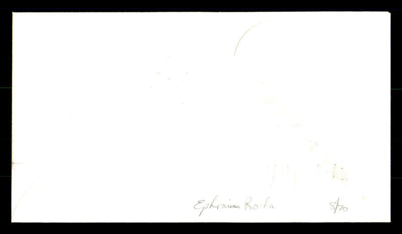 Red Rocha Autographed 1961 First Day Cover Syracuse Nationals "Lots of Luck" SKU #234869