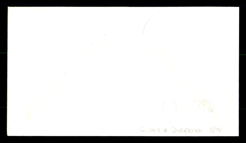 Connie Dierking Autographed 1961 First Day Cover Philadelphia 76ers "To Roger Best regards" SKU #234871