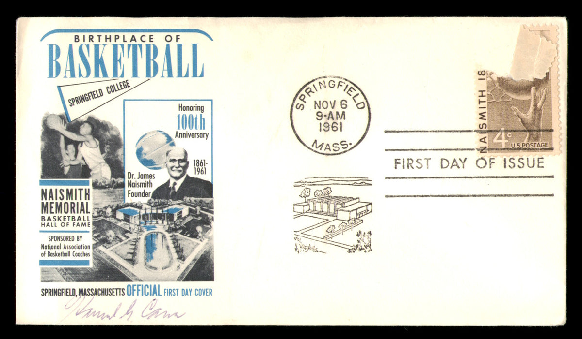 Howard Cann Autographed 1961 First Day Cover NYU Coach SKU #234877