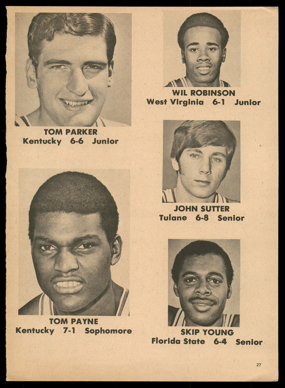 Fred Brown, Jim Brewer & Jim Cleamons Autographed Magazine Page SKU #234928