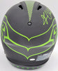Kam Chancellor Autographed Seattle Seahawks Eclipse Black Full Size Authentic Speed Helmet "SB Champs" MCS Holo Stock #197180