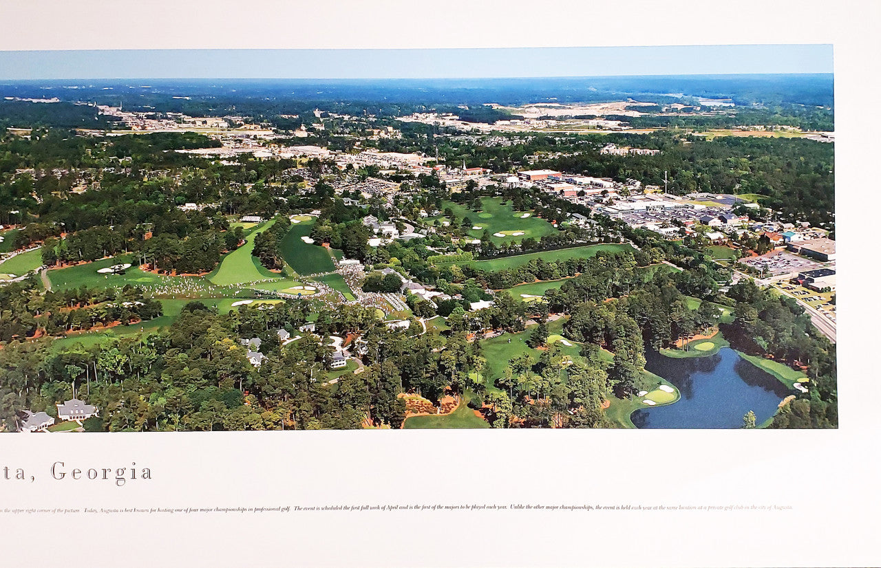 Hideki Matsuyama Autographed 13.5x40 Panoramic Photo Beckett BAS QR Stock #197206