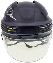 Matty Beniers Autographed Seattle Kraken Blue Mini Helmet Fanatics Holo Stock #197214