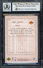 Magic Johnson Autographed 2007-08 Artifacts Card #185 Card Los Angeles Lakers Auto Grade Gem Mint 10 Beckett BAS Stock #235065