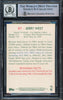 Jerry West Autographed 2009-10 Bowman Card #87 Card Los Angeles Lakers Auto Grade Gem Mint 10 Beckett BAS Stock #235078