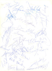 1970's NBA/ABA Greats Autographed 8.5x11 Photo With 24 Total signatures Including John Williamson Beckett BAS #A06359