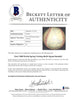 1960 Spring Training Autographed Official Baseball With 28 Total Signatures Including Curt Flood Beckett BAS #A52652