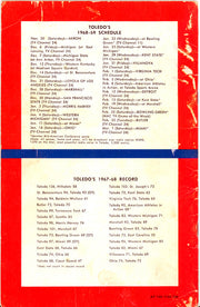 1968-1969 University of Toledo Autographed Press Guide With 15 Total Signatures Including John Brisker & Steve Mix PSA/DNA #AB06816